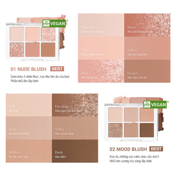 Bbia Ready To Wear Eye Palette - Hình ảnh 5