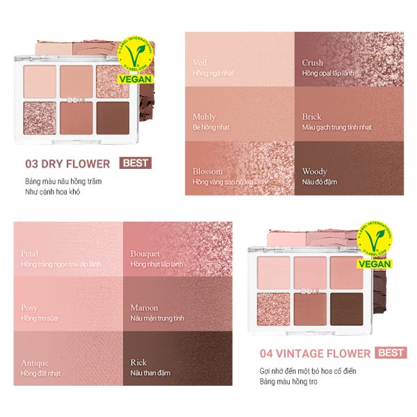 Bbia Ready To Wear Eye Palette - Hình ảnh 6