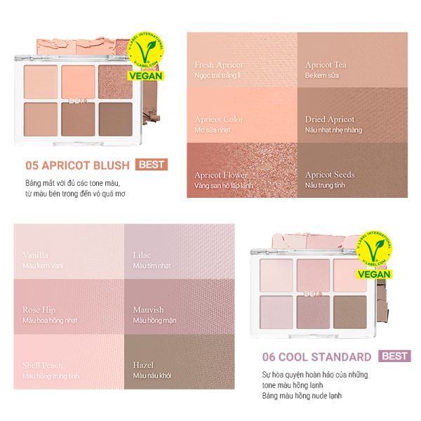 Bbia Ready To Wear Eye Palette - Hình ảnh 7