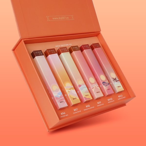 Combo Trọn Bộ 6 Son kem lỳ Bbia Last Velvet Lip Tint Asia Edition 2 ( 6 x 5g) - Hình ảnh 2